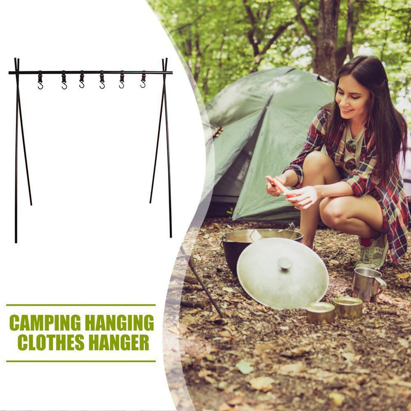 Hanging Rack Aluminum Alloy Outdoor Camping Triangular Clothes Storage Rack
