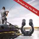 10pcs Fishing Rod Storage Clips Portable Club Pole Rack Clamps Holder (L) Newly