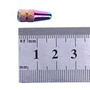 5pcs Rainbow Color Bicycle Aluminum High Pressure Caps for Presta Valves Newly