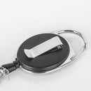 Anti-Lost Clip ID Name Card Badge Holder Lanyards Keychain Clip Retractable