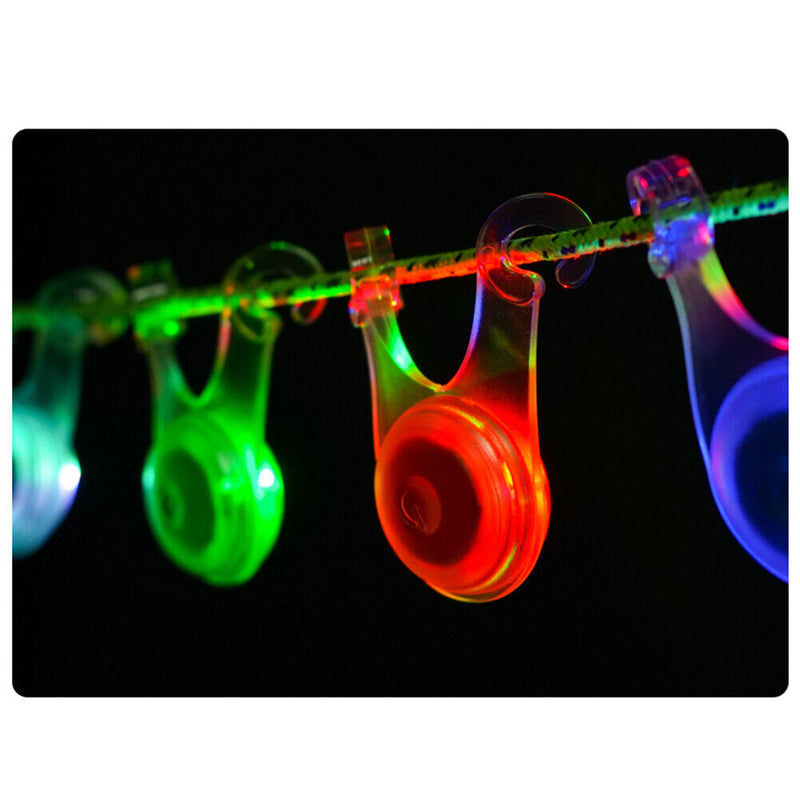 Camping Portable LED Lights Tent Rope Hanging Lamp Bike Bag Warning Tail Ligh