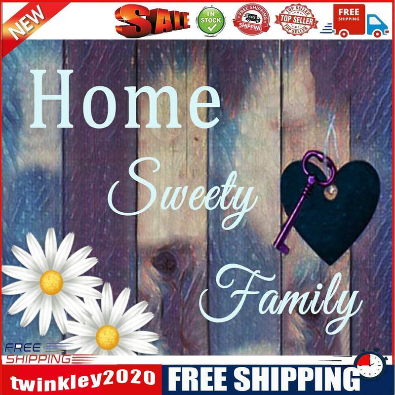 5D DIY English Home Full Round Drill Diamond Painting Kit Artwork Picture