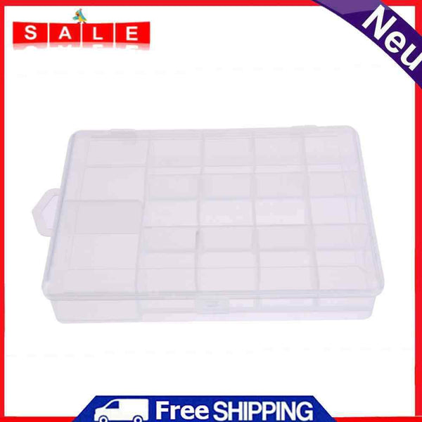 20.5cm * 14cm * 4cm Carp Fishing Lure Storage Box Box 14x Transparent