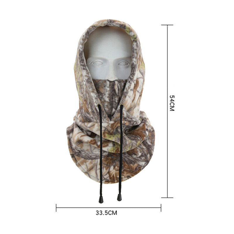 Thickened Winter Warm Fleece Cycling Hood Windproof Outdoor Skiing Headgear