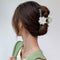 Elegant Side Clip Camellia Catch Clip Shark Clip Strongly Fixed Headwear