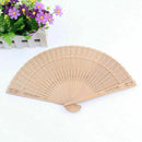 Ladies Fragrant Sandalwood Hand Held Fan Wooden Wedding Favors Party Y5N2 C2N1