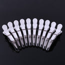 10pcs Plastic Salon Hair Clip Set Hairdressing Crocodile Hair Grip (Black) Newly