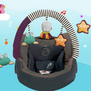 Hanging Baby Rattle Ring Bell Bed Newborn Pram Clip Music Toys Pendant (A) Newly