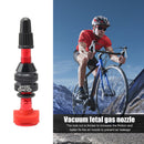 MUQZI Alloy Tubeless Road Bicycle Presta Valve Stem with Cap (40mm Red) Newly