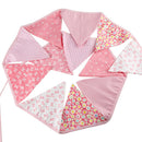 12 Flags 3.2m Nice Cotton Fabric Banner Personality Wedding Garland F