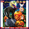 Frameless Oil Paint By Numbers DIY Halloween Dog Cat Picture Craft for Home