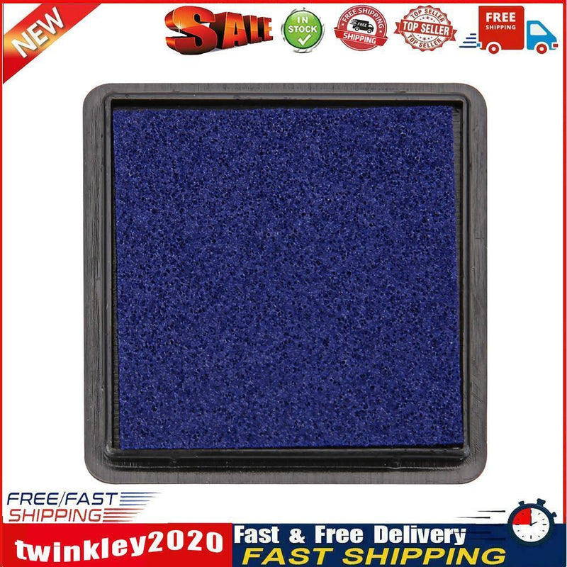 Fingerprint Square Inkpad for DIY Scrapbook Card Paper Craft Stamp (Blue) Newly
