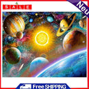 Powlance 5D DIY Full Drill Round Diamond Painting Embroidery Night Sky Cross Stitch