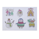 Silicone Stamp+Metal Cutting Dies Stencil Frame Scrapbook Christmas Xmas