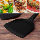 Non-Stick Spatula Silicone Heat-Resistant Turner Shovel Cooking Tool (Black