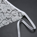 12 Flags 3.2m White Lace Flower Party Wedding Pennant Bunting Banner Decor