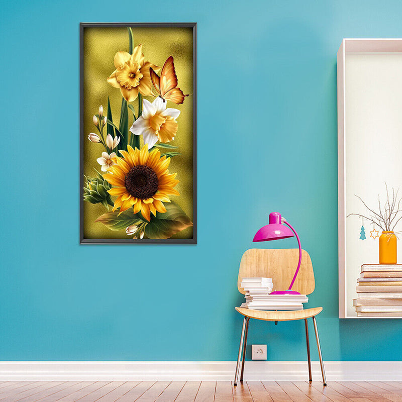 Diamond Painting 5D Sunflower DIY Full Square Drill Mosaic Picture Crafts A