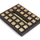 26pcs Steel Printing Punch Alphabet Letter Stamp Set Metal Leather Tools Newly