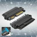 SFF-8482 SAS To SATA 22 Pin Angle 180 DegreeHard Disk Adapter Converter W9 7Y6R