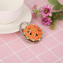 Portable Zinc Alloy Rhinestone Metal Handbag Hook Hanger Foldable Table Holder