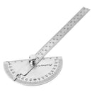 15cm`180 Degree Adjustable Protractor multifunction stainless steel angle r W LR