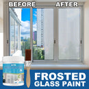 100g Frosted Glass Glue Paint with Brush Window Privacy for Office Bathroom Home