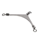 American 3 Way Fishing Jig Head Swivels Rolling Pole Connector Fishing Tackles