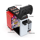 Multi-Function Console Stand for NS OLED Game CD Disc Controller Holder