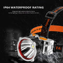 LED Headlamp 800LM Waterproof Camping Hiking Rechargeable Headlight Torch