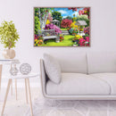 Colorful Garden 5D DIY Full Round Drill Diamond Painting Landscape Beadwork