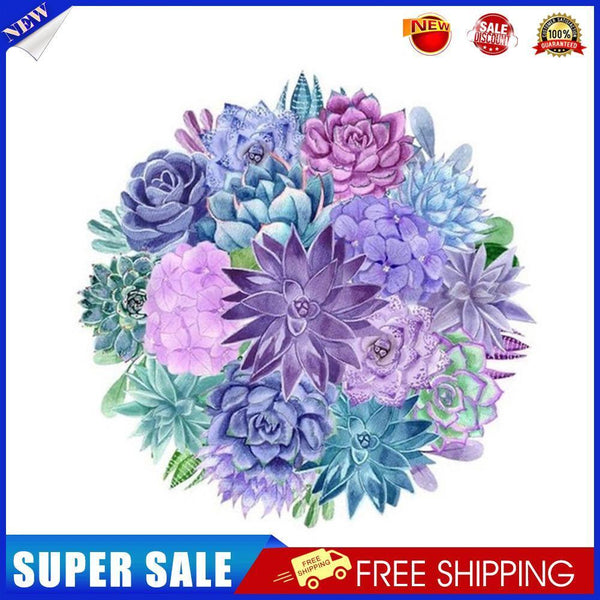 Diamond Painting DIY Succulent bouqued Full Round Drill Rhinestone Picture
