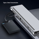 USB Type-C Hub 4K Dual HDMI Docking Station Rj45 Ethernet For Laptop PC