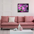 Flowers Butterflies Oil Painting By Numbers Kit Wall Art Picture Home Decor