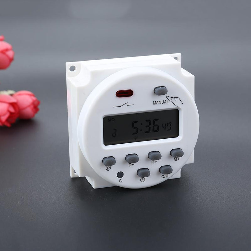 Digital LCD Display Power Timer Weekly Programmable Time Relay Switch(220V)