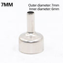 22mm 858D 8586 8858 858D+ Hot Air Torch Head Rework Solder Station Nozzle