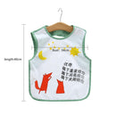 Sleeveless Apron Children Feeding Bib Burp Cloths Soft Toddler Dining Clothes
