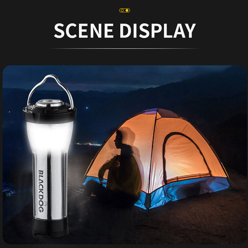 2"" 1 2600mAh USB Rechargeable LED Lamp 3 Mode Waterproof Camping Flashlight