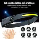 Mutiple-Uses Mobile Phone Bright USB Headlamp Flashlight Waterproof Outdoor Lighting