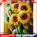 Painting By Numbers Kit DIY Sun Flowers Hand Painted Canvas Oil Art Picture
