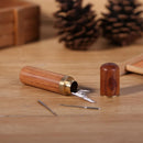 5 pcsHand Sewing Needles Wood Box Embroidery Mending Holder Bottle Container