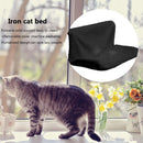 Cute Cat Hammack Kitten Hanging Sleeping Bed Seat Window Sill Nest (Black) Newly