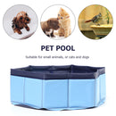 Foldable Bathing Swimming Tub Outdoor Indoor Pet Supplies for Puppy Kitten Ki