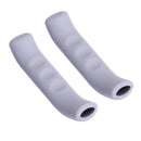 2pcs Brake Handle Lever Covers Scooter Antiskid Handle Protector (Grey) Newly