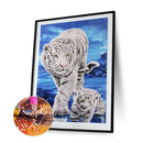 5D Rhinestone Pictures DIY Tigress Full Round Drill Diamond Painting Artwork Kit