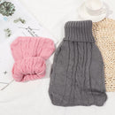 Solid Color Hand Warmer Knitted Cover Water-filled Bag Hot Water Bottle Cover