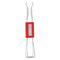 2 in 1 Mechanical Keyboard Key Cap Puller Universal Shaft Removers (Red)