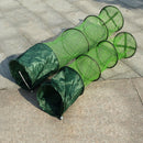 Fish Basket Live Fish Net Folding Glue Coating Fishing Tackle (25x120cm) Newly