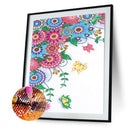 5D Part Special Shaped Drill Diamond Painting Flower Butterfly Kit Wall Art
