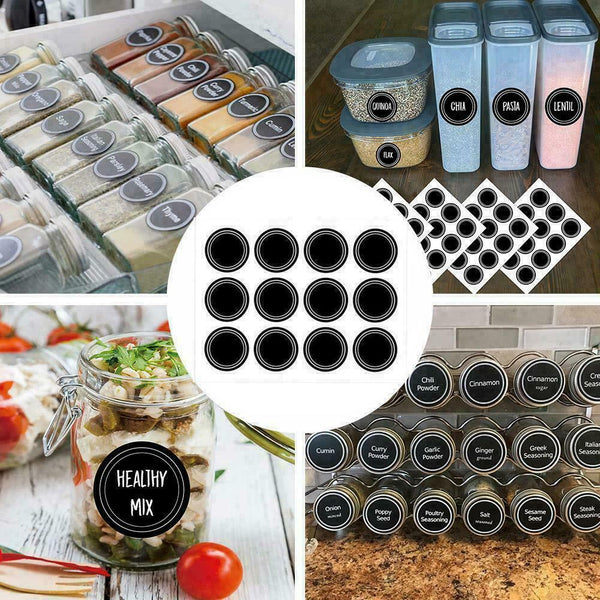 Jars Chalkboard Label Stickers Kitchen Accessories Container s Blackboards C8J6