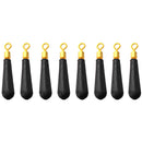 Drift Fishing Floats Copper Head Rubber Bobber for Fishing Float Rotation B